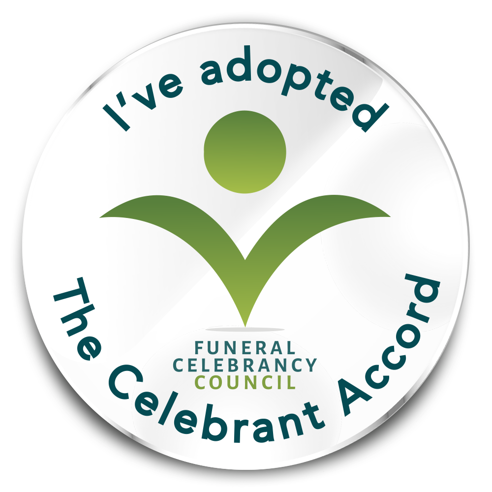 I've adopted The Celebrant Accord - Bagde from the Funeral Celebrancy Council
